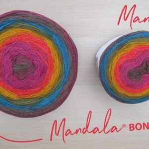 Lion Brand Mandala Bonus Bundle Light Weight Acrylic Yarn 2 Bundle