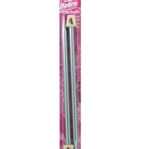 Susan Bates 10 Single Point Size 13 Silvalume Knitting Needle Set