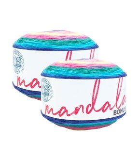 Lion Brand Mandala Bonus Bundle Light Weight Acrylic Yarn 2 Bundle - Image 4