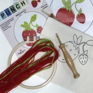 Design Works 6 Strawberry Punch Needle Kit