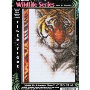 Janlynn 5 x 7 Tiger Counted Cross Stitch Kit