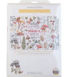 Dimensions 16 x 11 Woodland Magic Counted Cross Stitch Kit