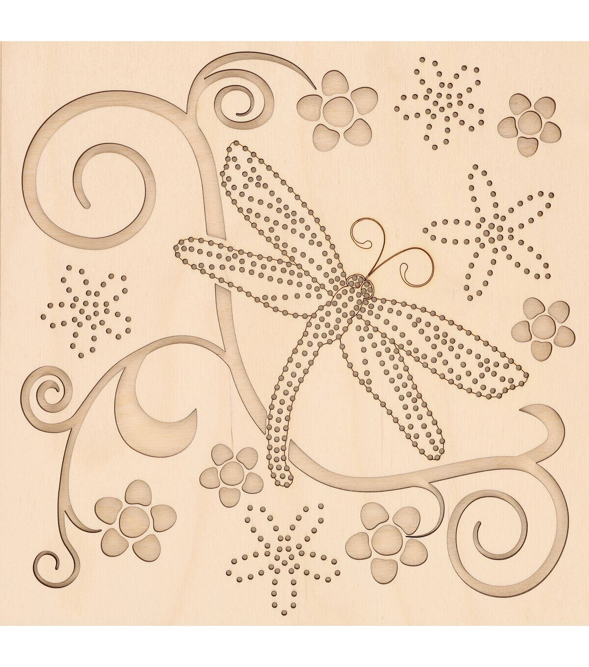 Leisure Arts 10 Dragon Fly Panel Wood Stitching Kit - Image 4