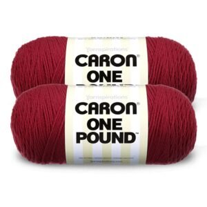 Caron One Pound 812yds Worsted Acrylic Yarn 2 Bundle