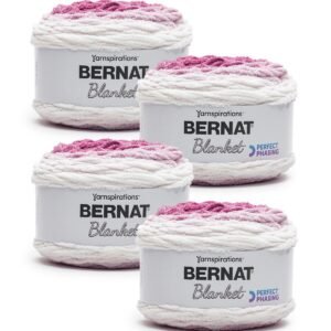 Bernat Blanket Perfect Phasing Super Bulky Polyester Yarn 4 Bundle