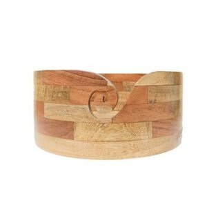 Mixed Wood Yarn Bowl by K+C