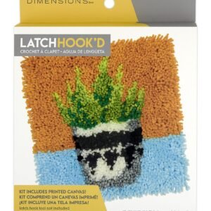 Dimensions Plant Latch Hook Kit 12 x 12