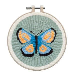 Design Works 6 Butterfly Punch Needle Kit
