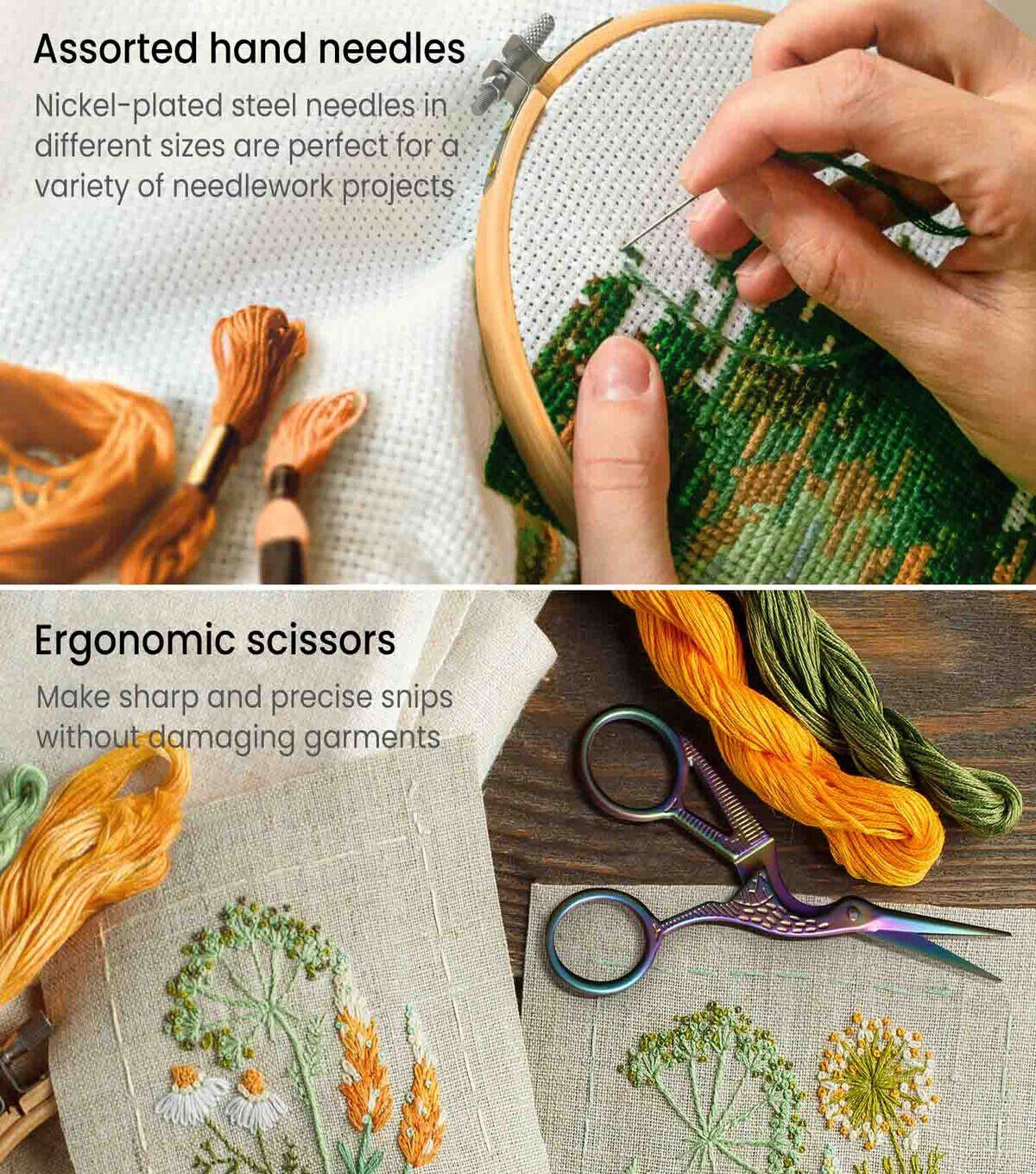 Arteza 62pc Embroidery Accessory Kit - Image 3
