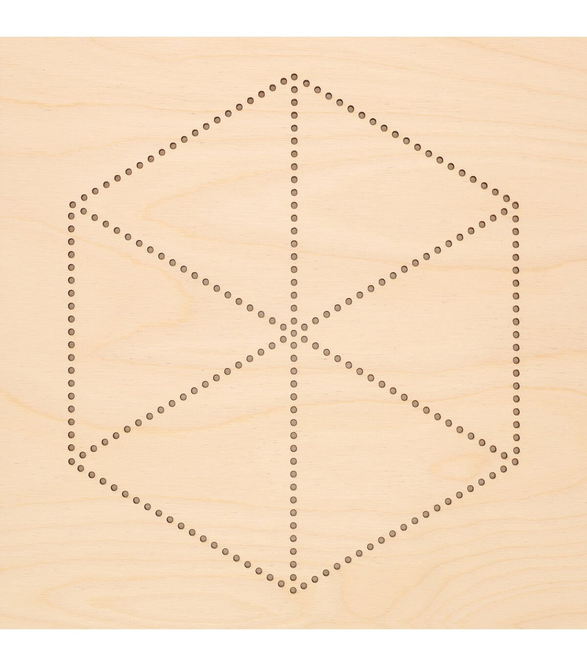 Liesure Arts 10 Hexagon Flower Panel Wood Stitching String Art Kit - Image 4