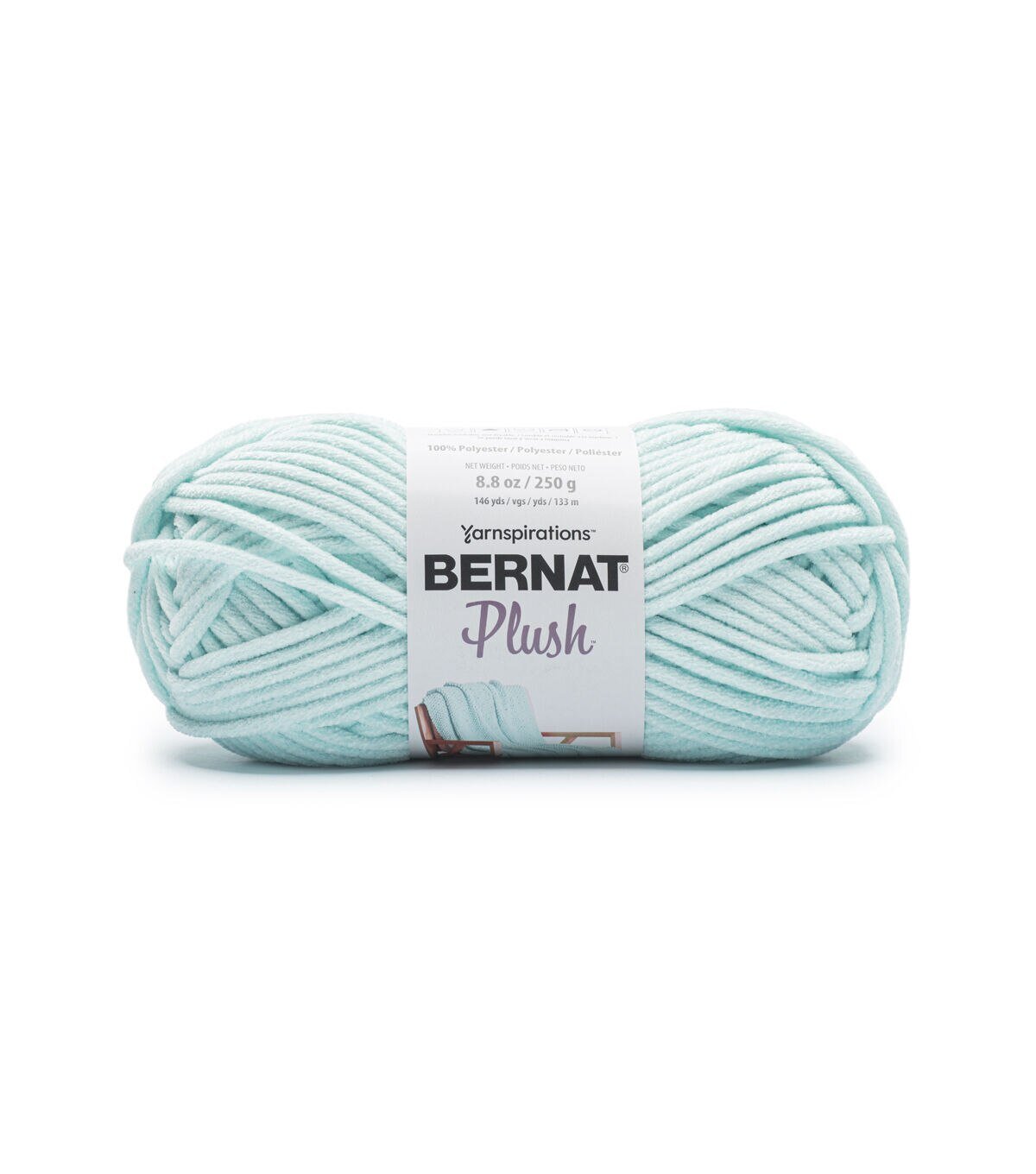 Bernat Plush Blanket 146yds Super Bulky Polyester Yarn