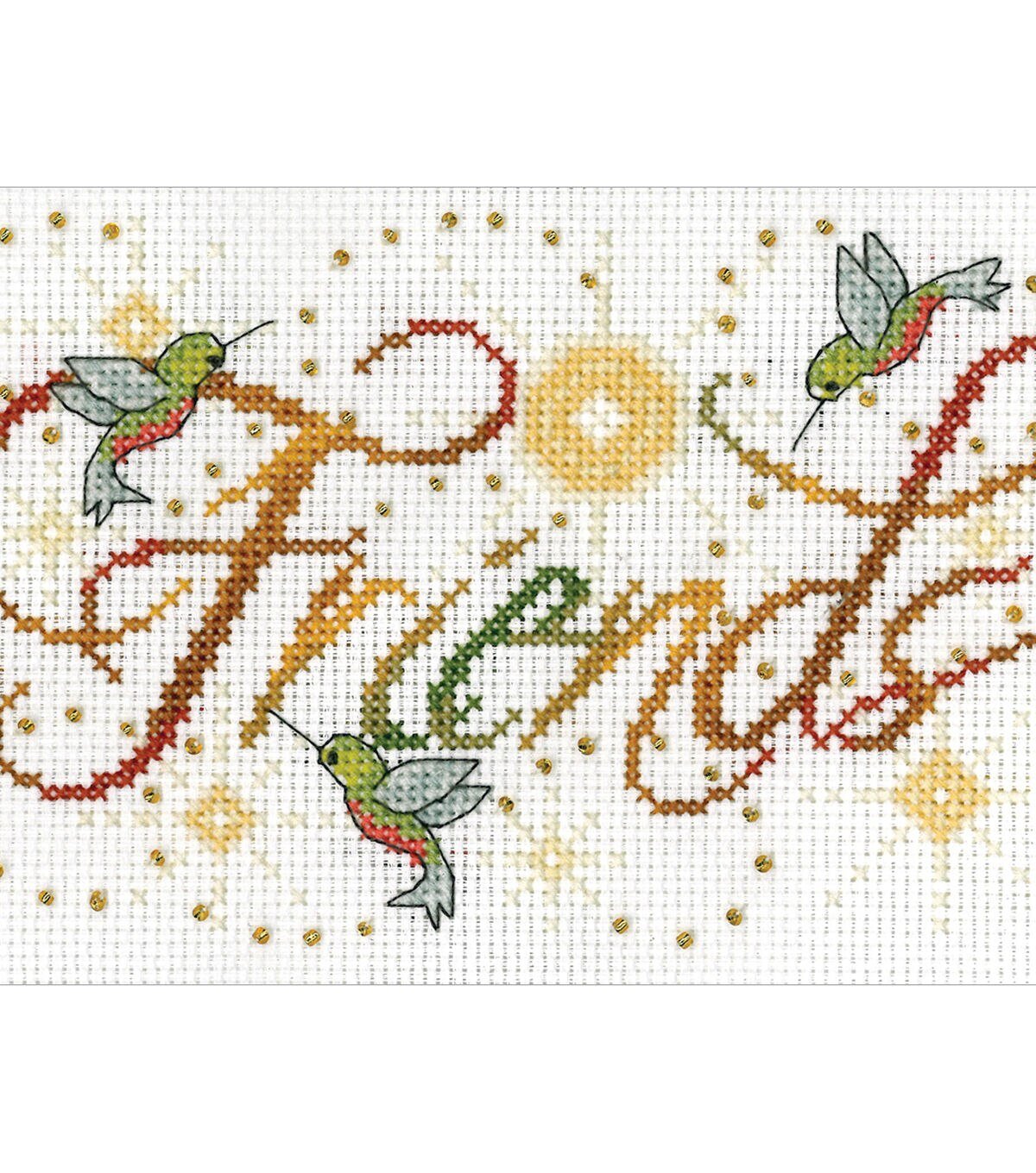 Design Works 7 x 5 Friends Counted Cross Stitch Kit - Image 2